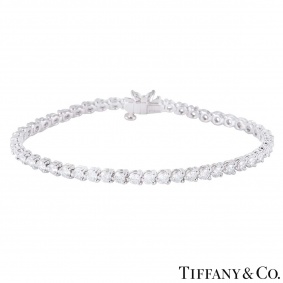 Tiffany & Co. Platinum Diamond Victoria Bracelet 4.60ct Tiffany & Co. Platinum Diamond Victoria Bracelet 4.60ct